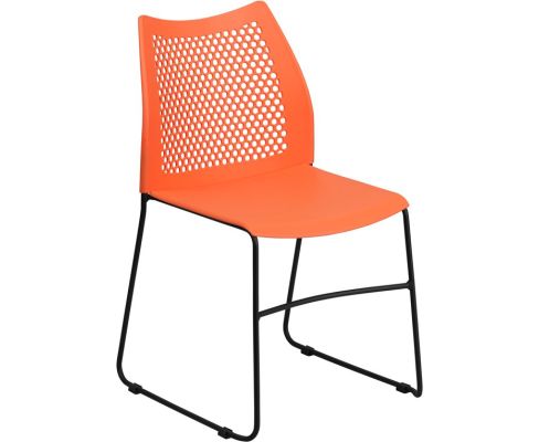 Hercules RUT-498A Stack Chair - Orange