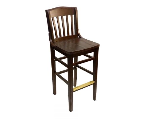 415 Wood Frame Barstool - Walnut