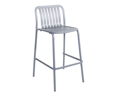 Key West Outdoor Bar Stool - Soft Gray