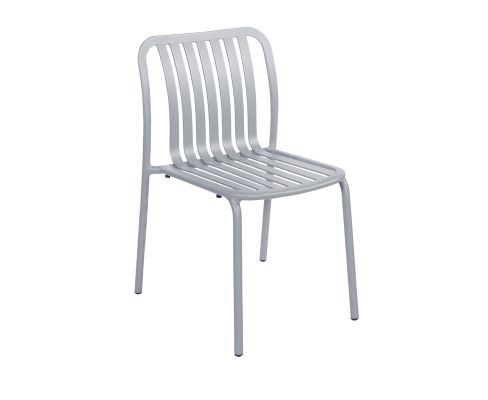 Key West Outdoor Side Chair - Soft Gray