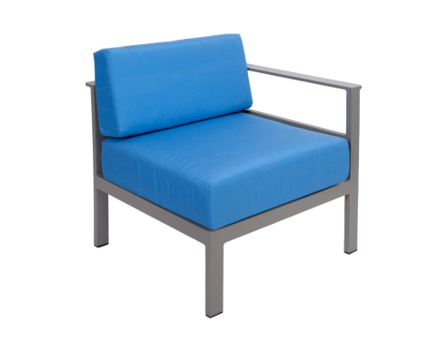 Belmar Outdoor Left Arm Sofa - Soft Gray