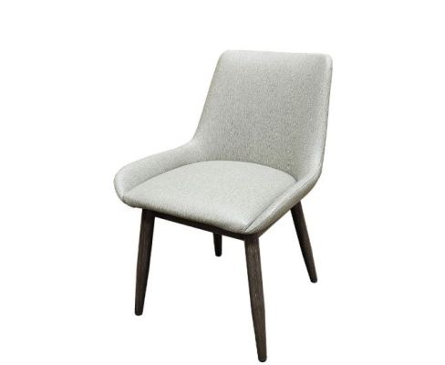 Amata Upholstered Bucket Seat Chair - Light Moss/Driftwood