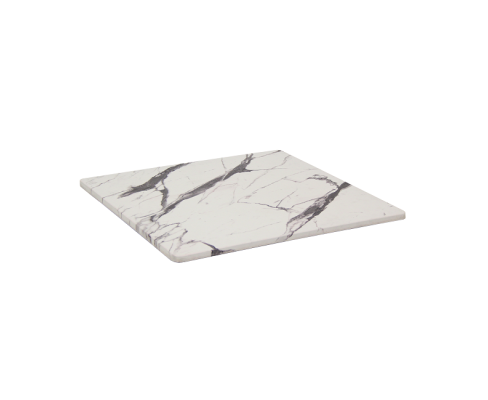 Molded Compression Table Top - OI-5 (white/gray veining)