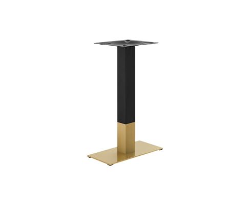 Gold and Black Finish Stainless Steel Base - 9"x18"
