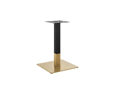 Gold and Black Finish Stainless Steel Base - 20"x20" Square
