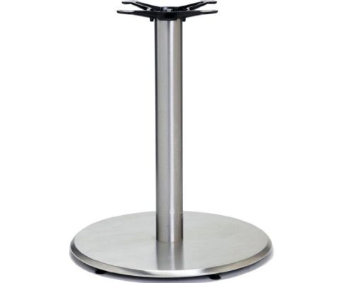 Roundbama-17 Designer Round Base - Polished Chrome