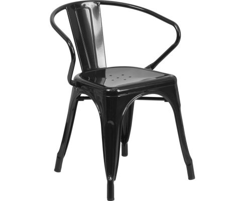 Bistro Arm Chair - Black