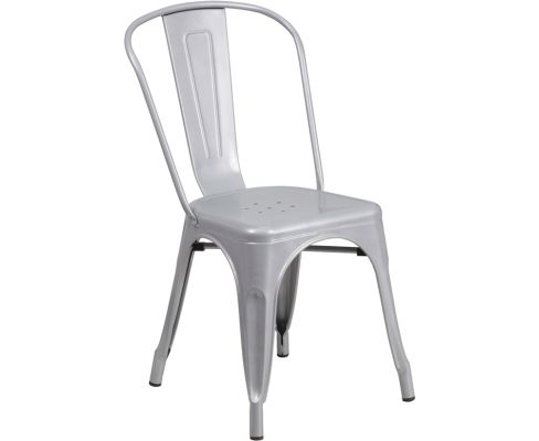 Bistro Side Chair - Silver