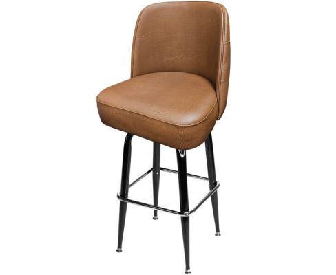 SL8133 Tufted Bucket Barstool - Buckskin