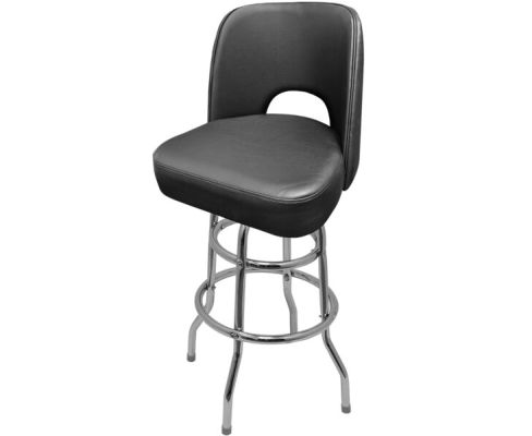 SL9134 Cutout Back Barstool - Black