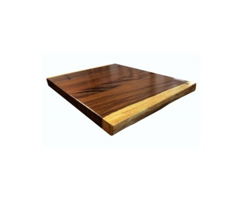 T19 South American Walnut Live Edge Butcher Block Table Top