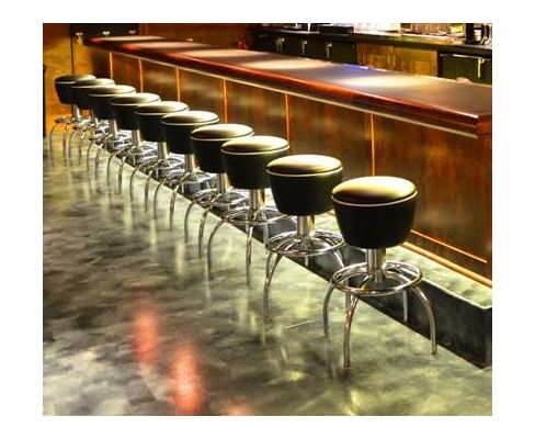 Drum Backless Barstool