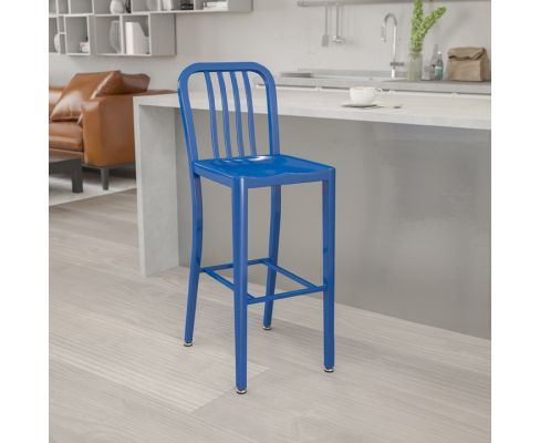 Bistro Barstool - Blue