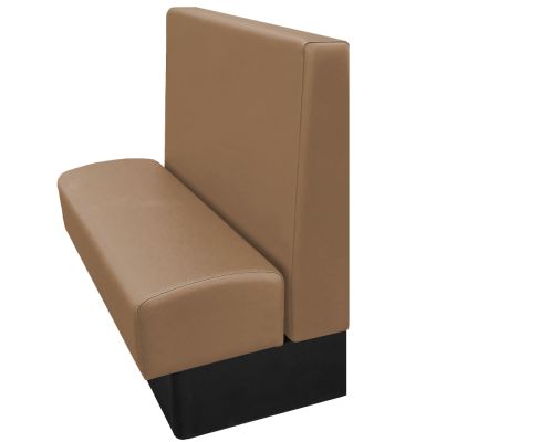 Wartburg Single Vinyl Booth - shown in Taupe