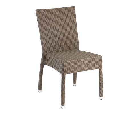 WIC-02 Outdoor Side Chair - Coffee