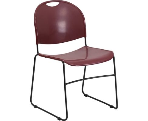 Hercules RUT-188 Stack Chair - Burgundy