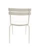 OC-824 Metal Chair - White, back view