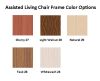 North Assisted Living Chair Frame Color Options