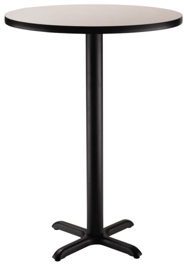 Round Cafe Table - Bar Height - Fusion Maple