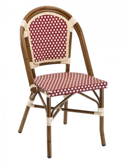 RT-01 Outdoor Side Chair - Bordeaux