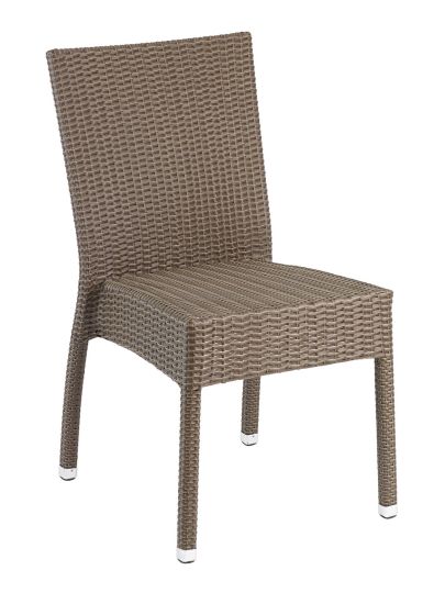WIC-02 Outdoor Side Chair - Coffee