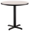 Round Cafe Table - Dining Height - Fusion Maple