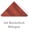 Ash Butcherblock Mahogany