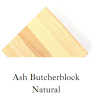 Ash Butcherblock Natural