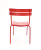OC-824 Metal Chair - Red, back view