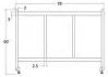 Restaurant Table Partition - Specifications