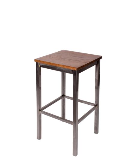 Trent Backless Barstool - Autumn Ash Wood Seat