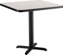 Square Cafe Table - Dining Height - Fusion Maple