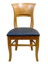 525 Wood Frame Chair - Oak - Front View