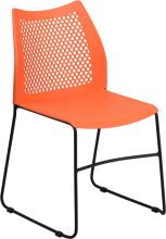 Hercules RUT-498A Stack Chair - Orange