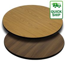 Reversible Laminate Table Tops Oak/Walnut