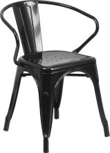 Bistro Arm Chair - Black