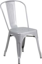 Bistro Side Chair - Silver