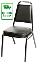 SL2082 Stack Chair - Black