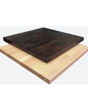 T23 Beechwood Whiteoak Butcher Block Table Tops - Natural and Walnut