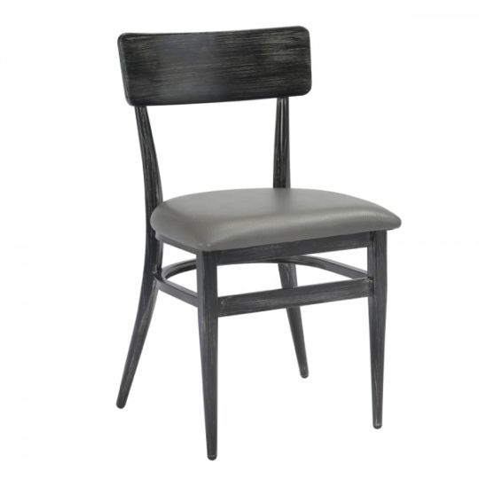 Kinley 570 Metal Frame Chair - Gray Vinyl