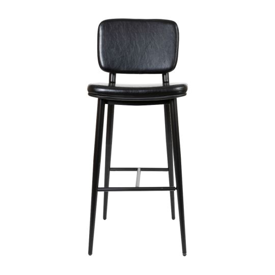 Kenzie Mid Back Barstool - Black