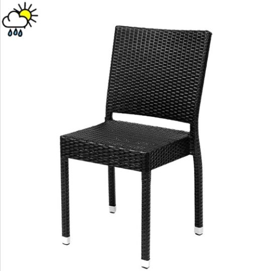 Black Rattan Outdoor Chair OD-CM-RN