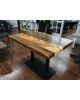 T19 South American Walnut Live Edge Table Top - Rectangle
