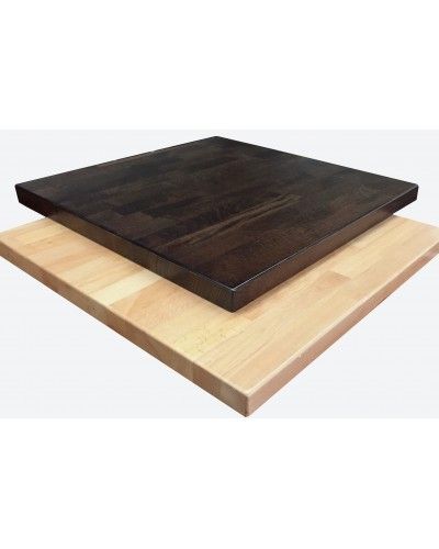 T23 Beechwood Butcher Block Table Tops - Natural and Walnut