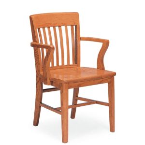 Americana Wood Frame Arm Chair