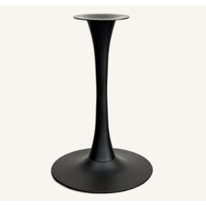 Trumpet Round Base Black Steel - 20" Round