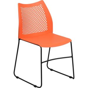 Hercules RUT-498A Stack Chair - Orange