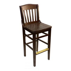 415 Wood Frame Barstool - Walnut