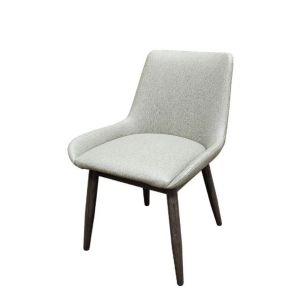 Amata Upholstered Bucket Seat Chair - Light Moss/Driftwood