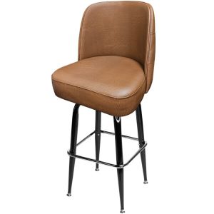 SL8133 Tufted Bucket Barstool - Buckskin
